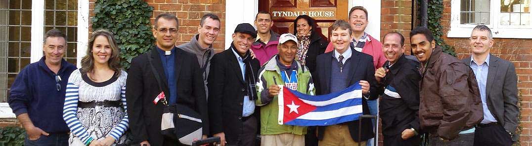 The Cubans in front of Tyndale House